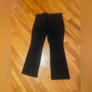 Old Navy Black Women's Pants High Rise Pixie Flare 14 Petite